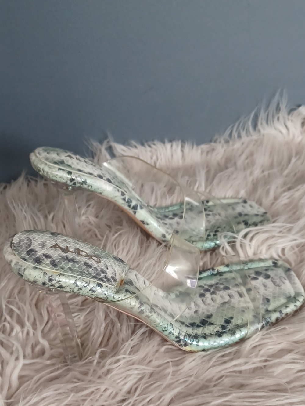 Aldo Iridescent Heeled Sandals